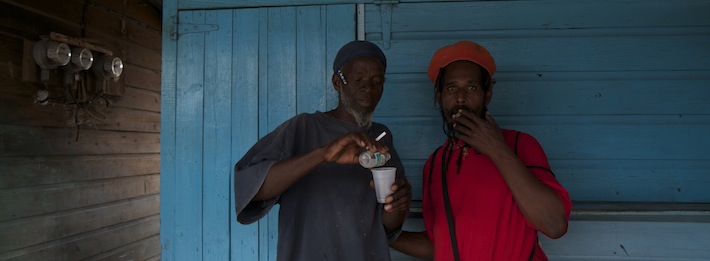 Checking the meter - Caribbean Style